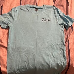 Maui and Sons Sky Blue Short Sleeve Tee